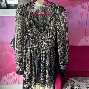 Zara Bohemian Patterned dress